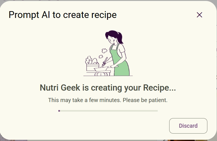 AI RecipeLoading screenshot